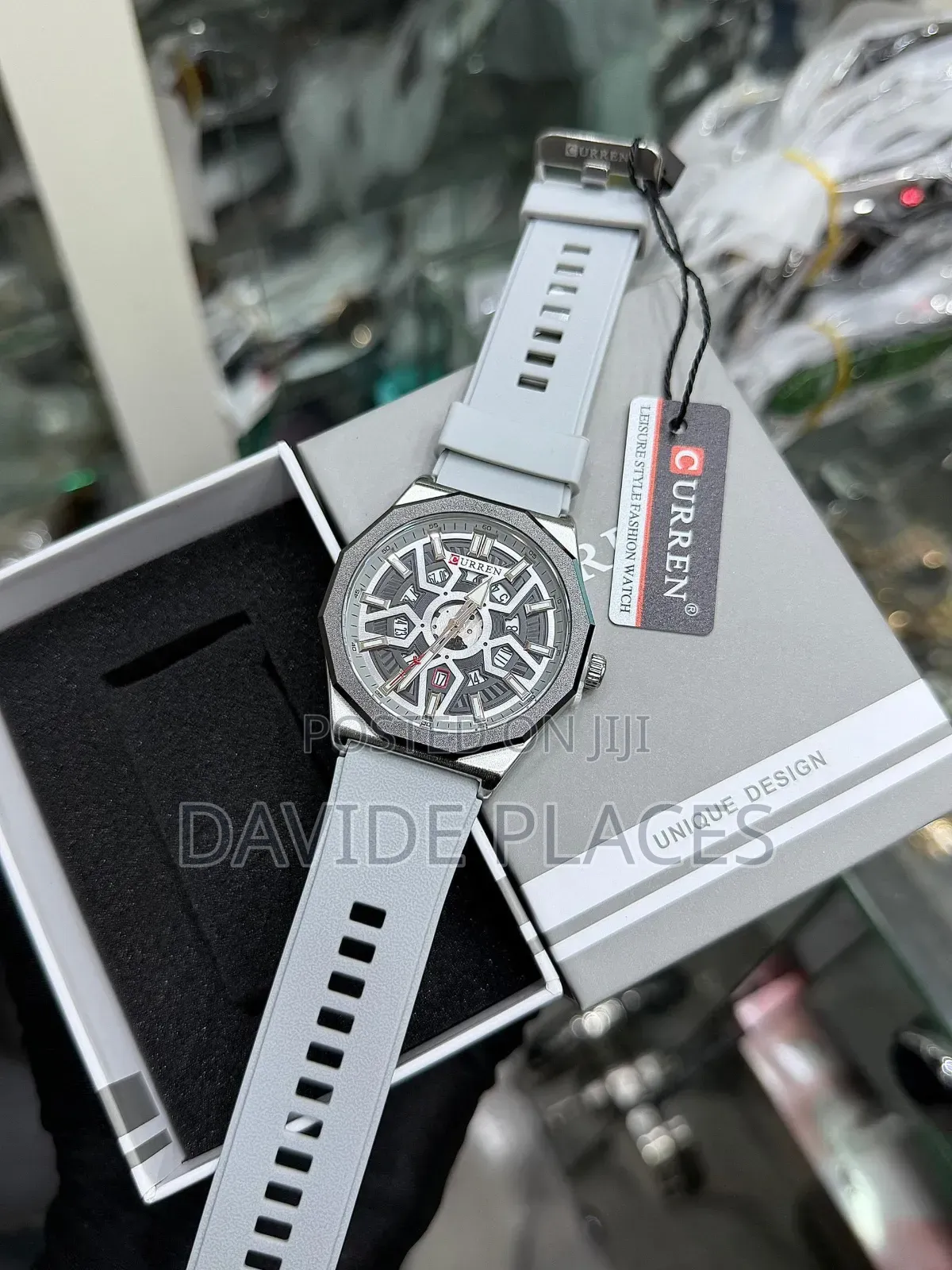 Curren Skeleton Sport Engine, Waterproof, Sapphire Glass Wristwatch