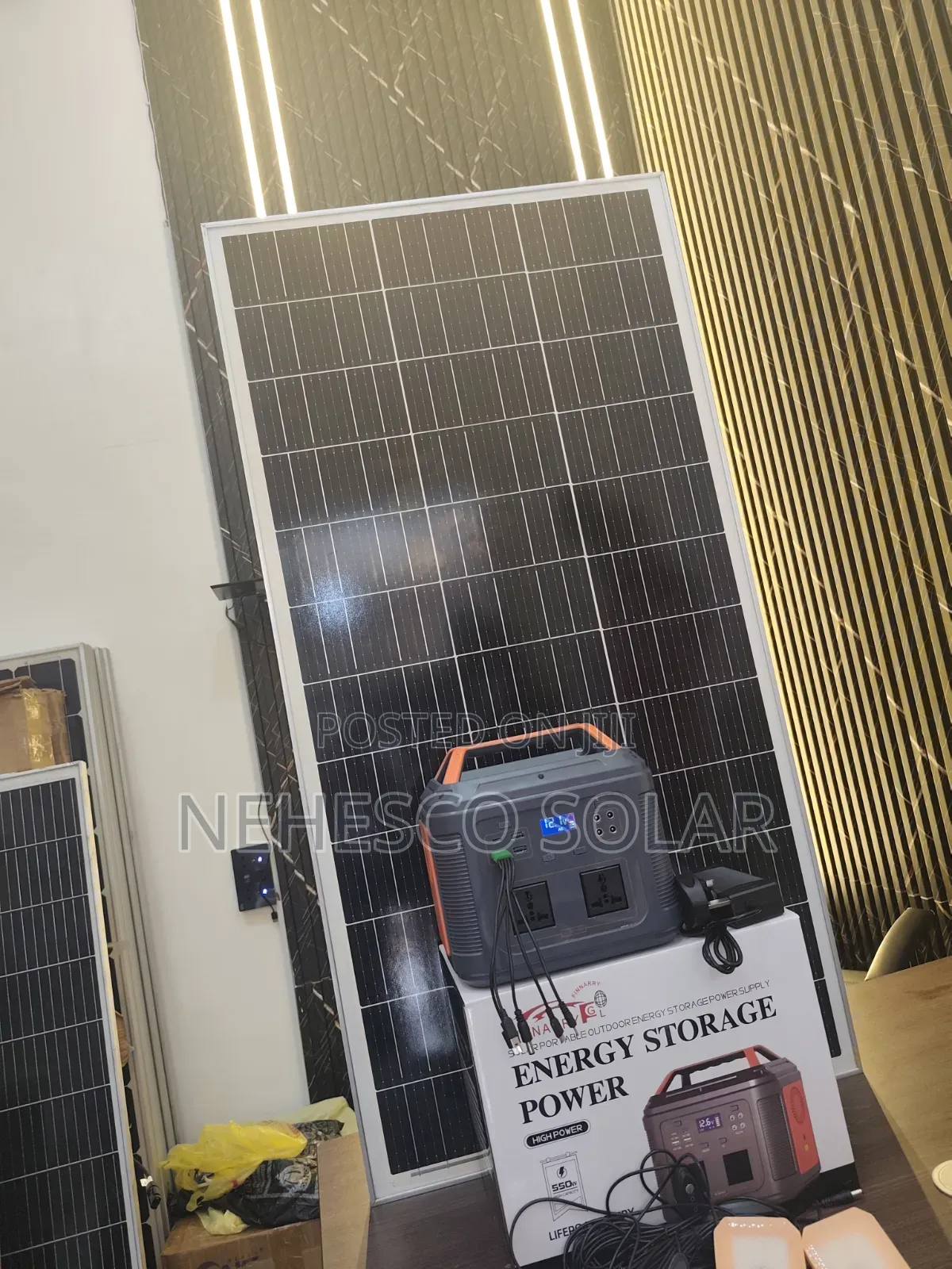 Charge Phones, TV Laptop With 550W Solar Generator