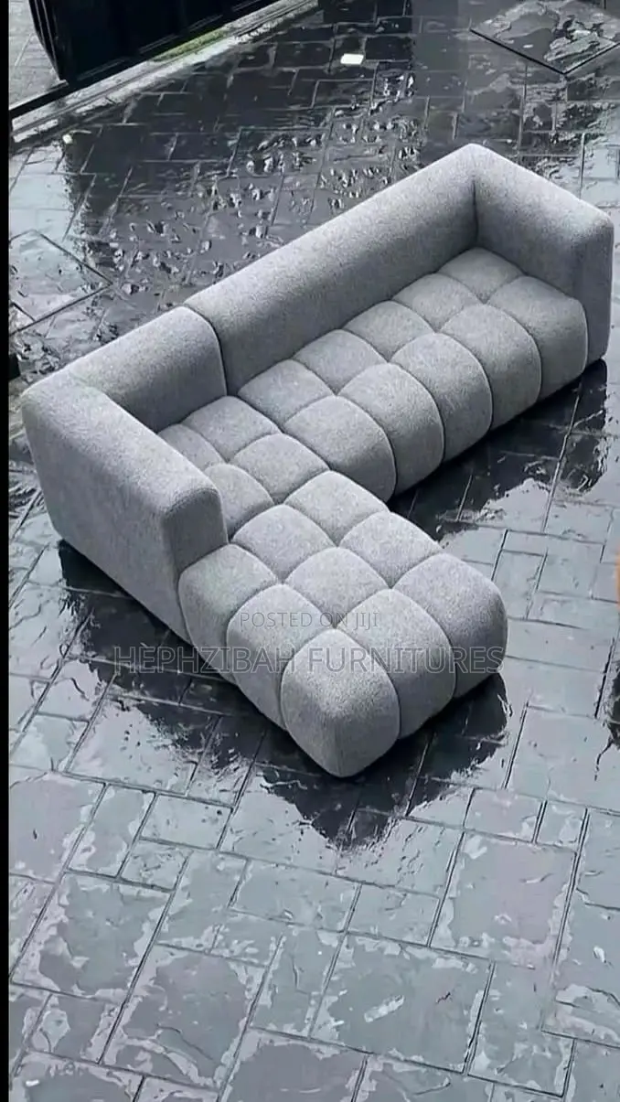 Grey Bubble Lshaped Sofa