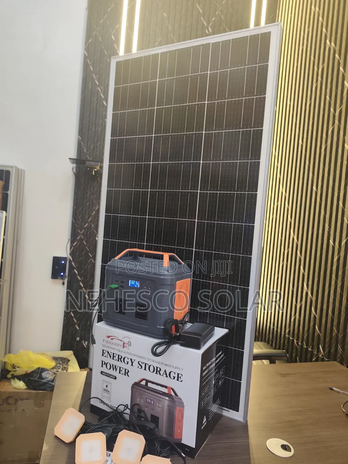 Smart Solar Generator for Homes, Offices Camping
