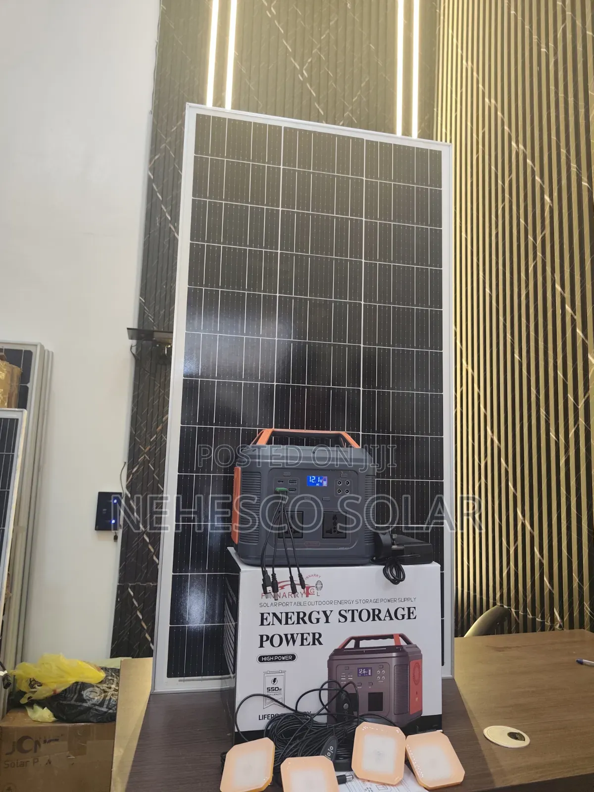 Smart Solar Generator for Homes, Offices Camping