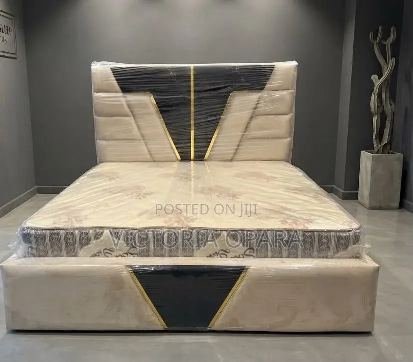 6by6 Orthopedic Mattrass and Bedframe