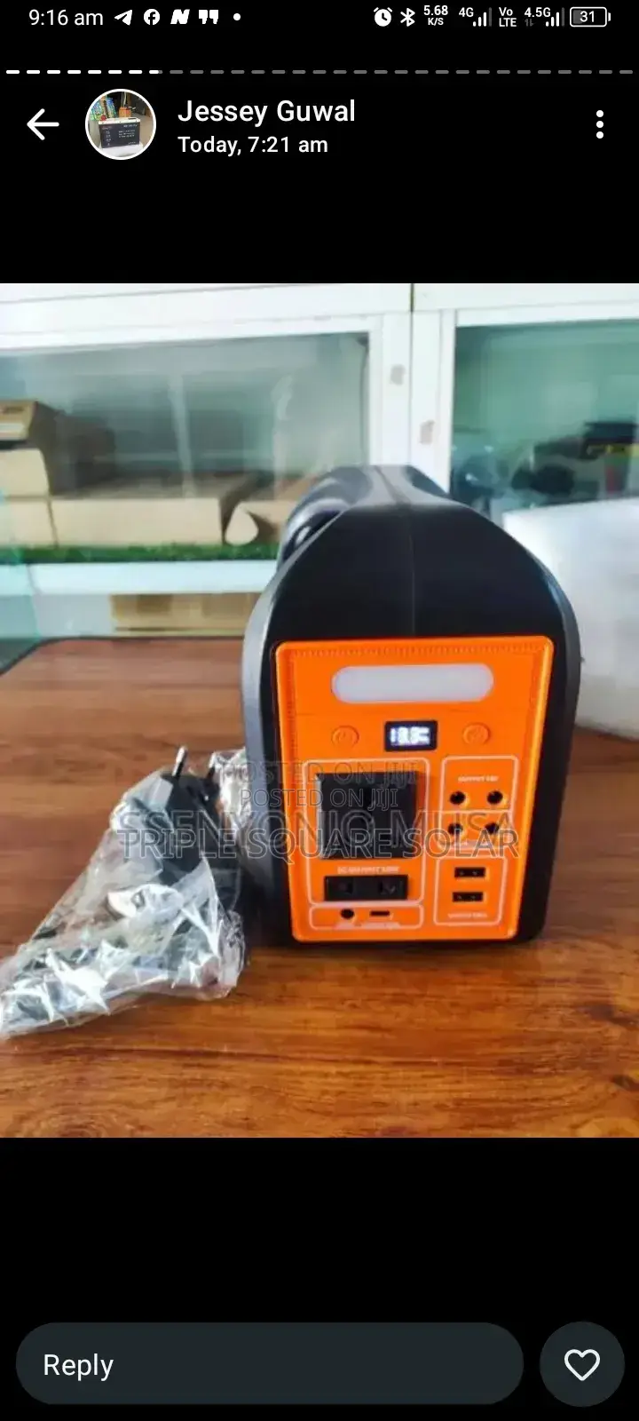 Portable Power Station/Solar Generator