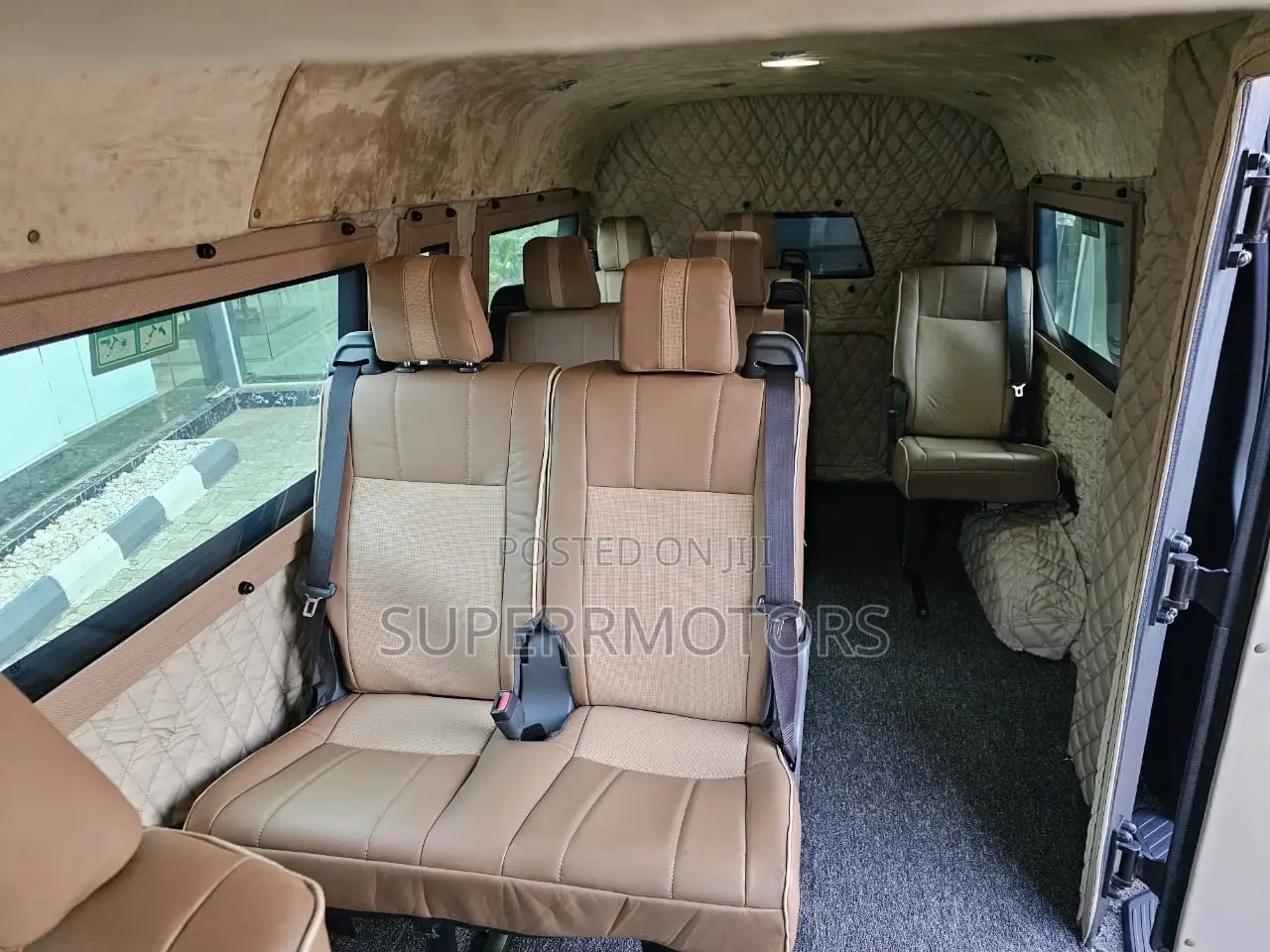 Bulletproof Toyota Hiace Bus - Abuja Rental
