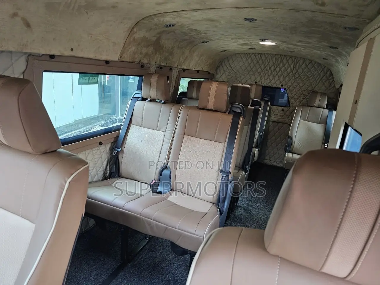Bulletproof Toyota Hiace Bus - Abuja Rental