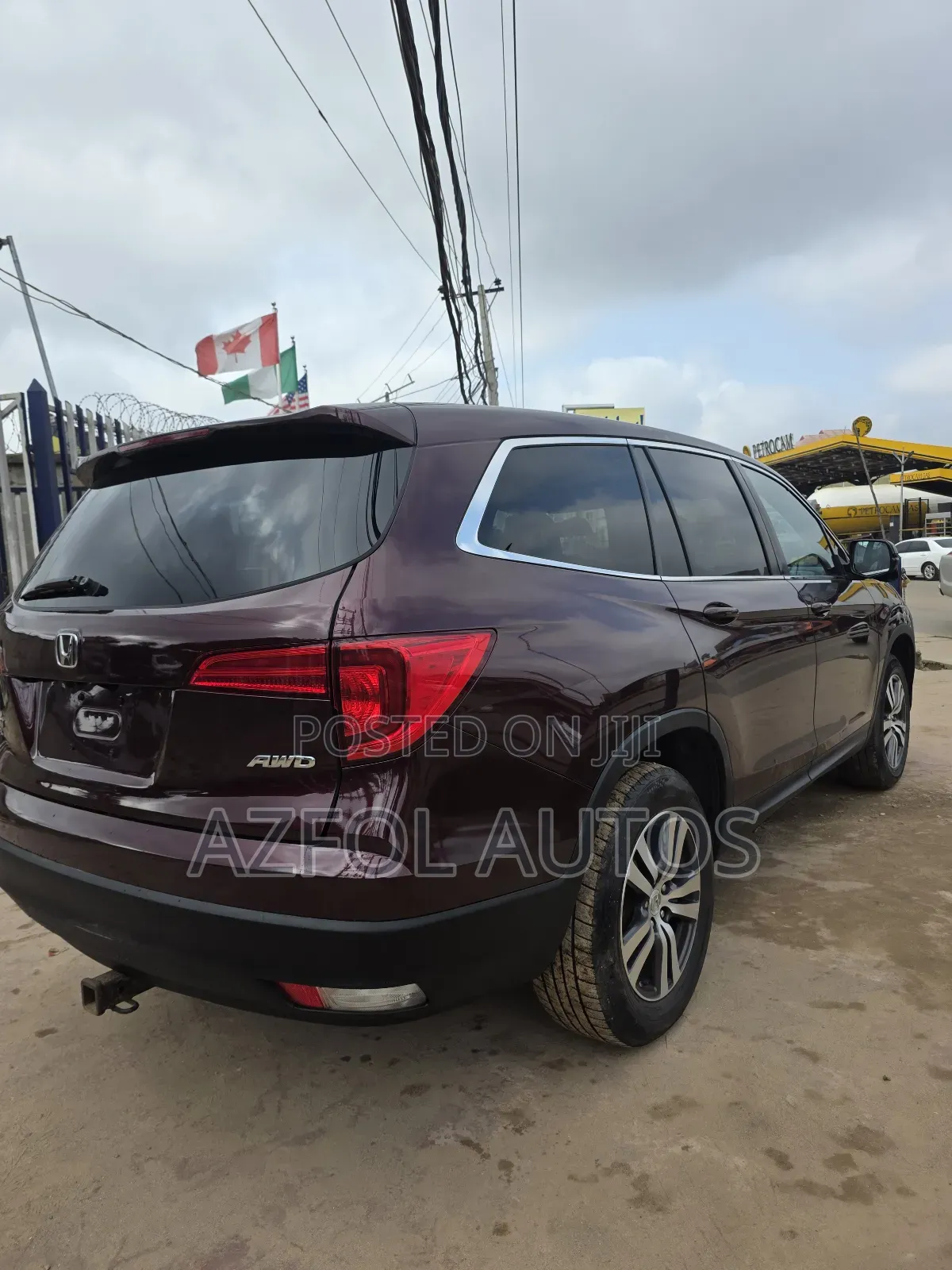 Honda Pilot EX-L 4dr SUV 4WD (3.5L 6cyl 5A) 2016 Burgundy