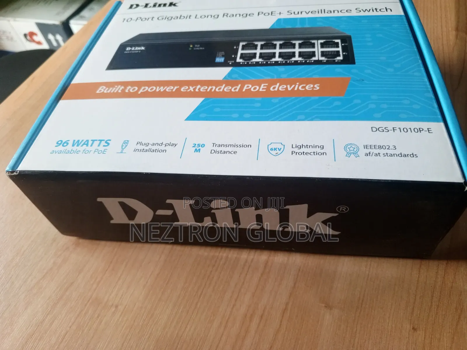 DGS-F1010PE Gigabit LR+surveillance Switch