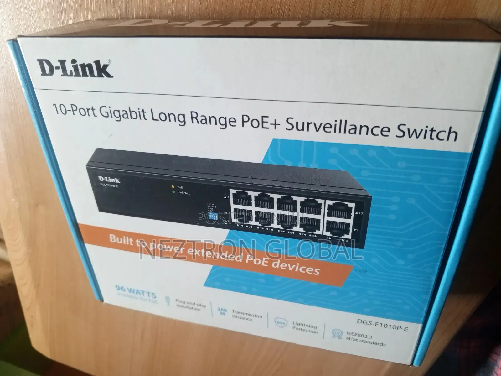 DGS-F1010PE Gigabit LR+surveillance Switch