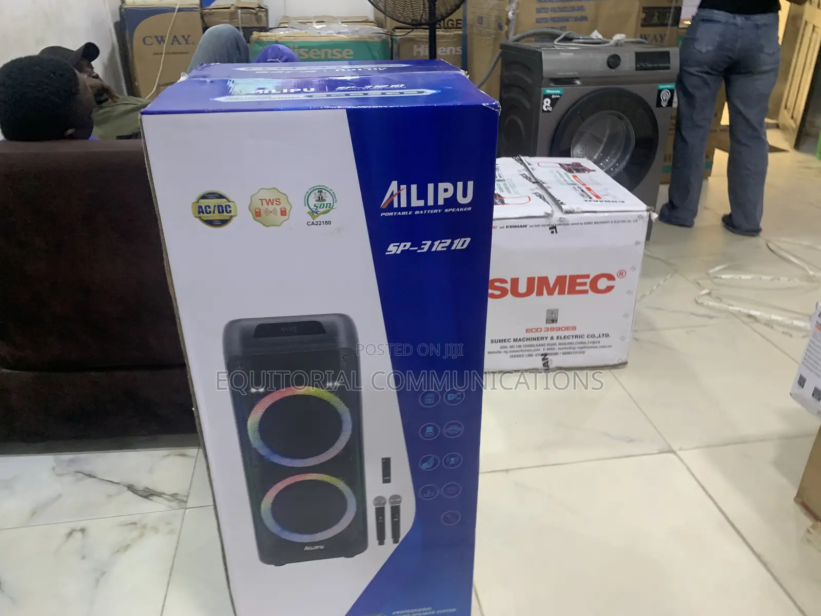 AILIPU SP-31210 Bluetooth Speaker With LED Effects