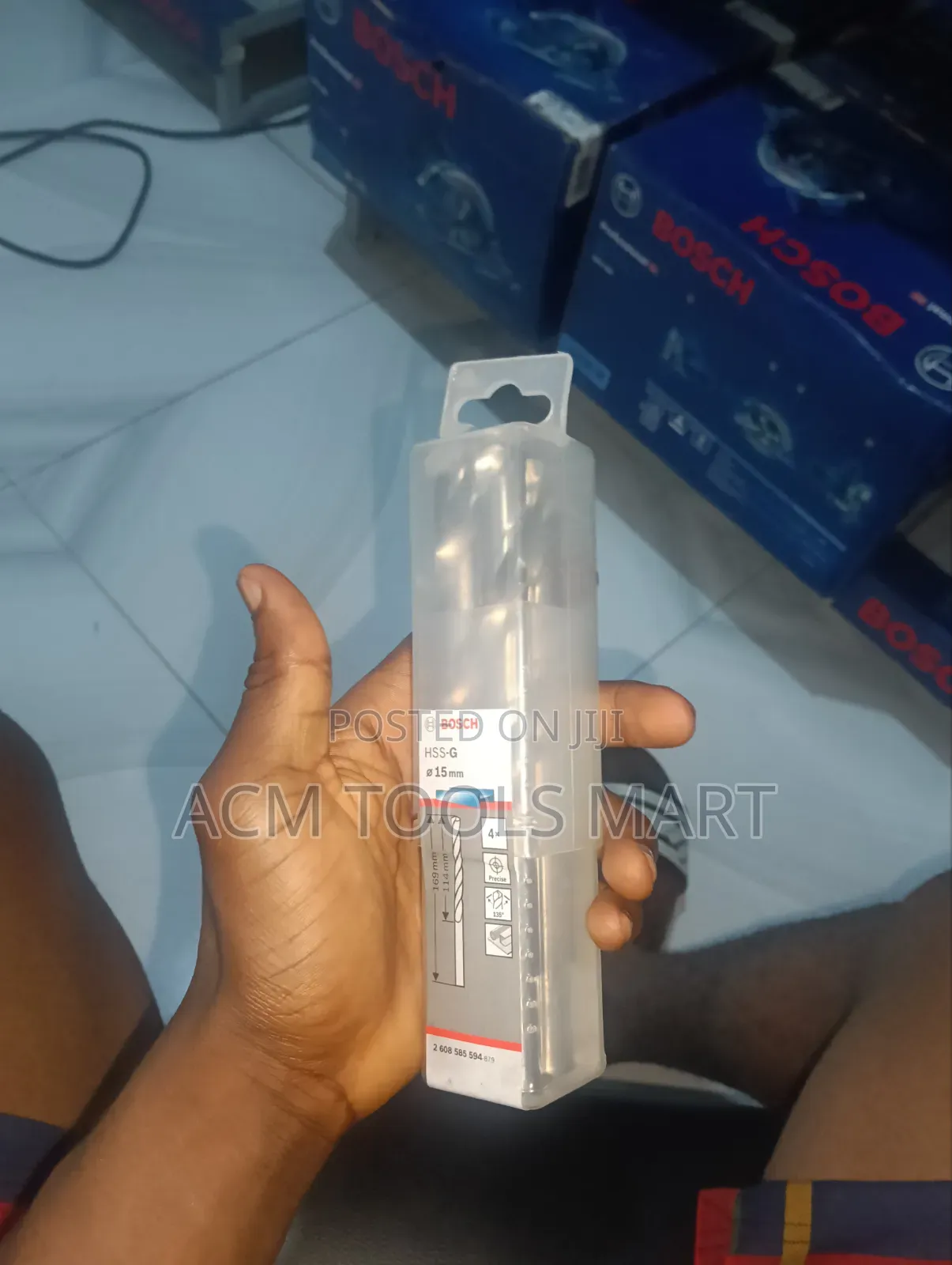 Bosch HSS-G 15mm Twist Drill Bit | Ground Steel Metal Drill Bit