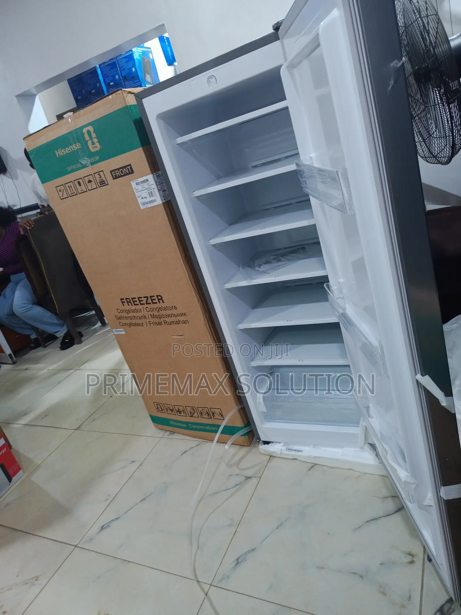 Single-Door Simplicity, 190L Capacity–Hisense RS189DR Standing Freezer