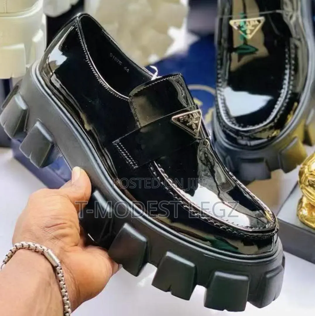 Premium Prada Slip on Chunky Loafers