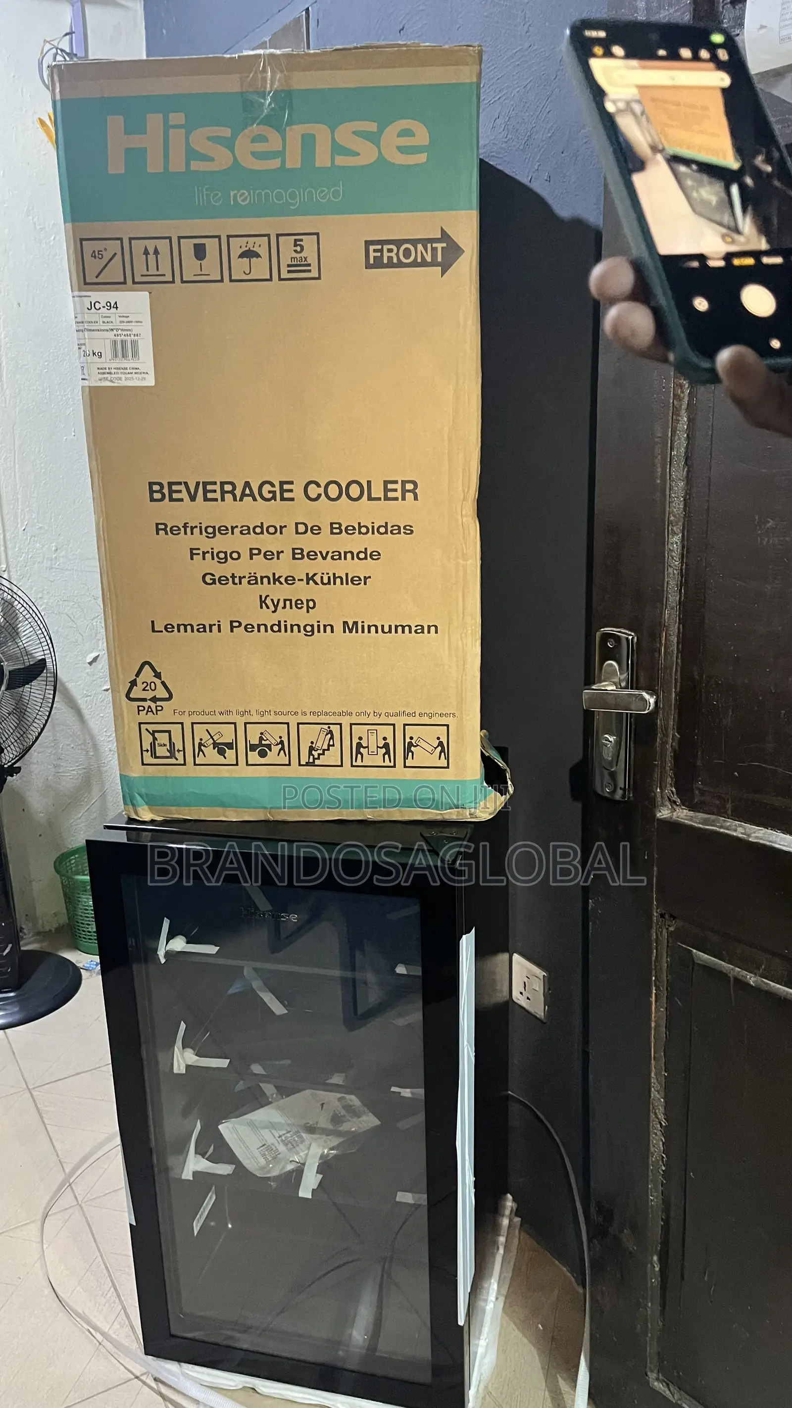 Hisense JC-94 Premium Single Door Chiller 91L