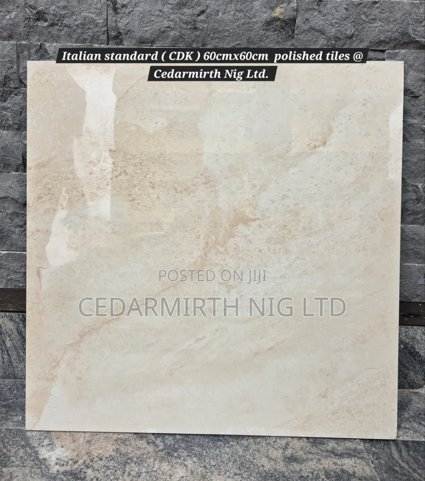 CDK 60x60cm Italian Standard Tiles ( Polished Series ).