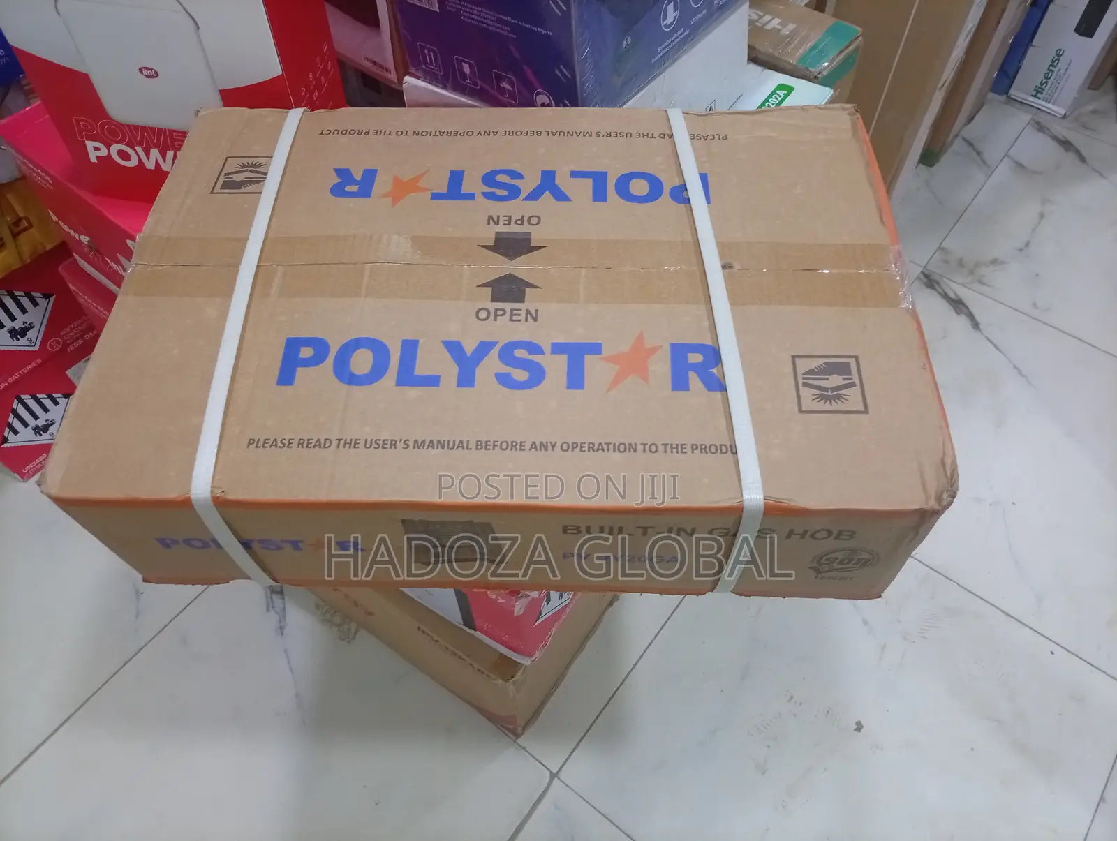Original Polystar 2 Burner Gas Cooker for Home Kitchen