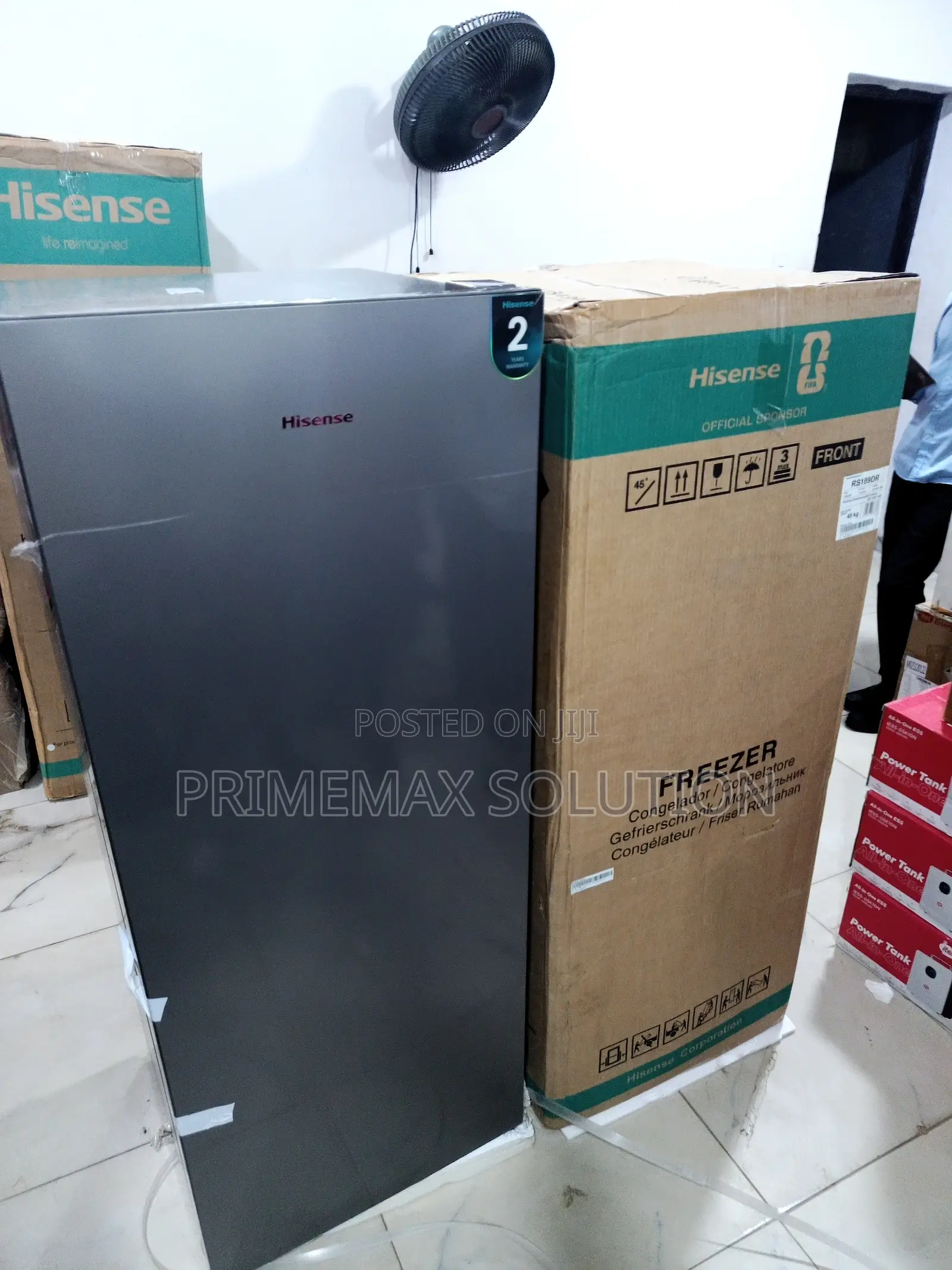 Stylish Standing hISENSE 190L Freezer With Serious Storage Power