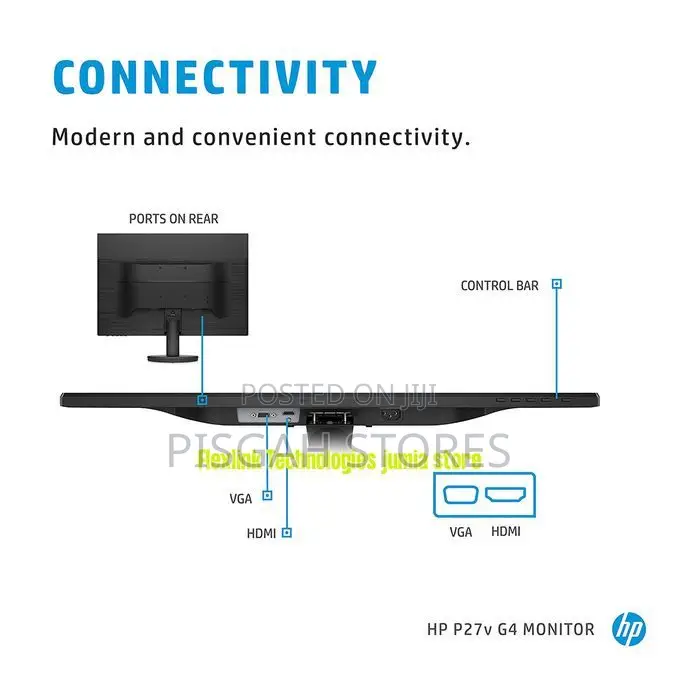 HP P27v G4 27-Inches FHD Monitor