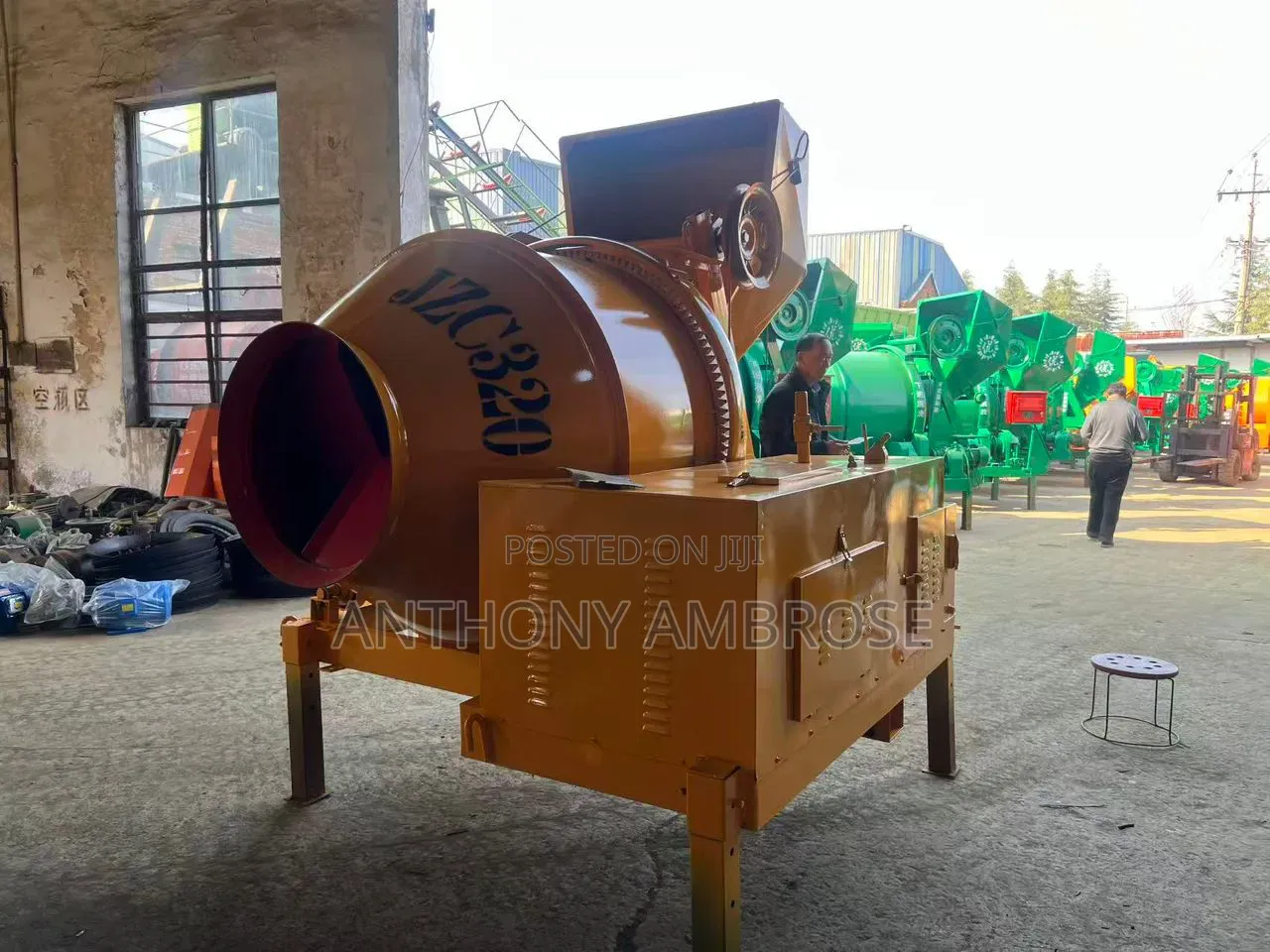 560L Concrete Mixer With Diesel Generator