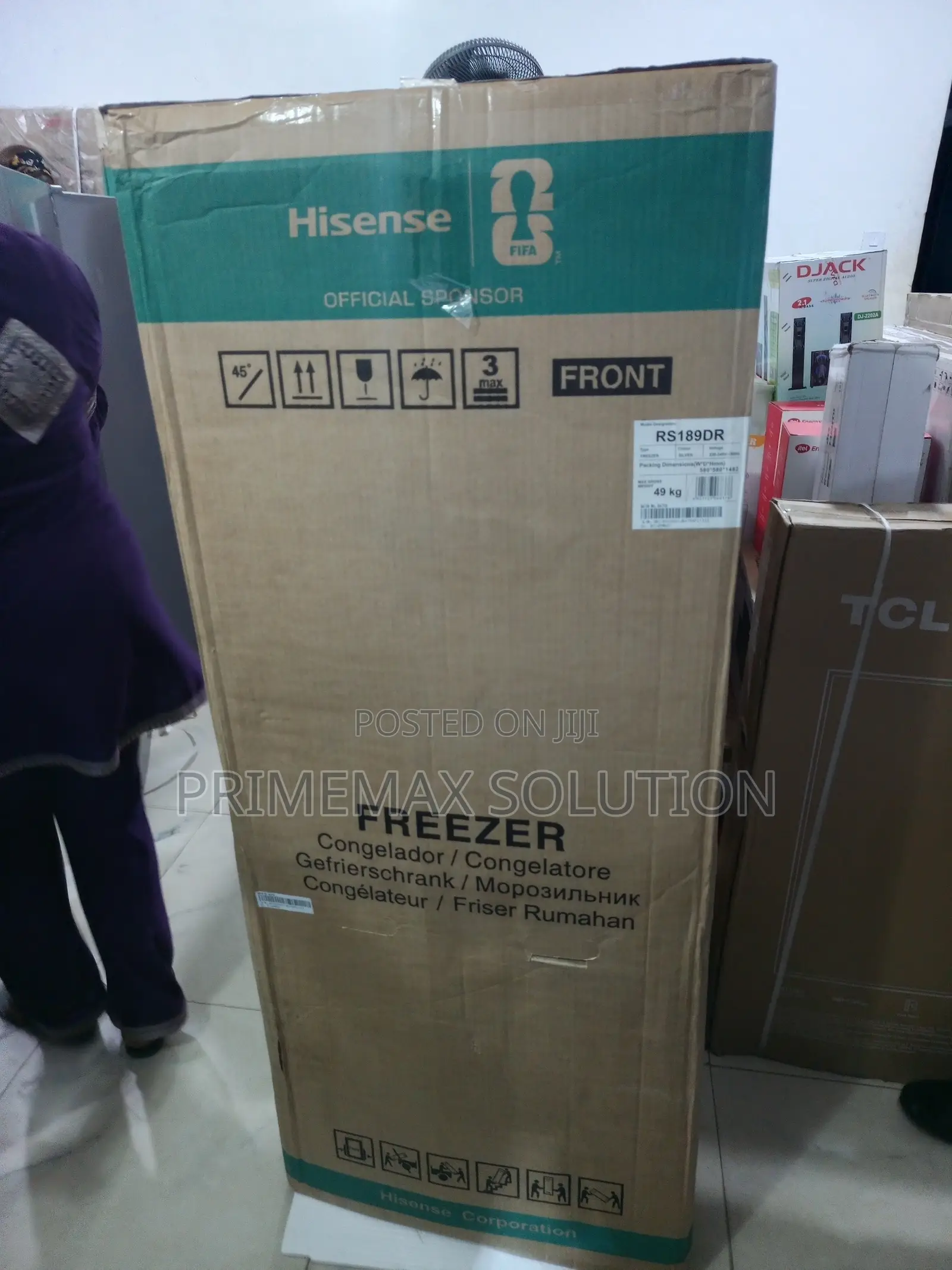 Hisense RS189DR 190L Upright Freezer – Keep Freshness Locked