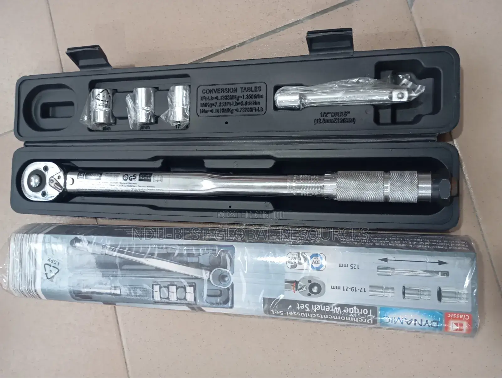 DYNAMIC Classic 1/2" Drive Torque Wrench Set