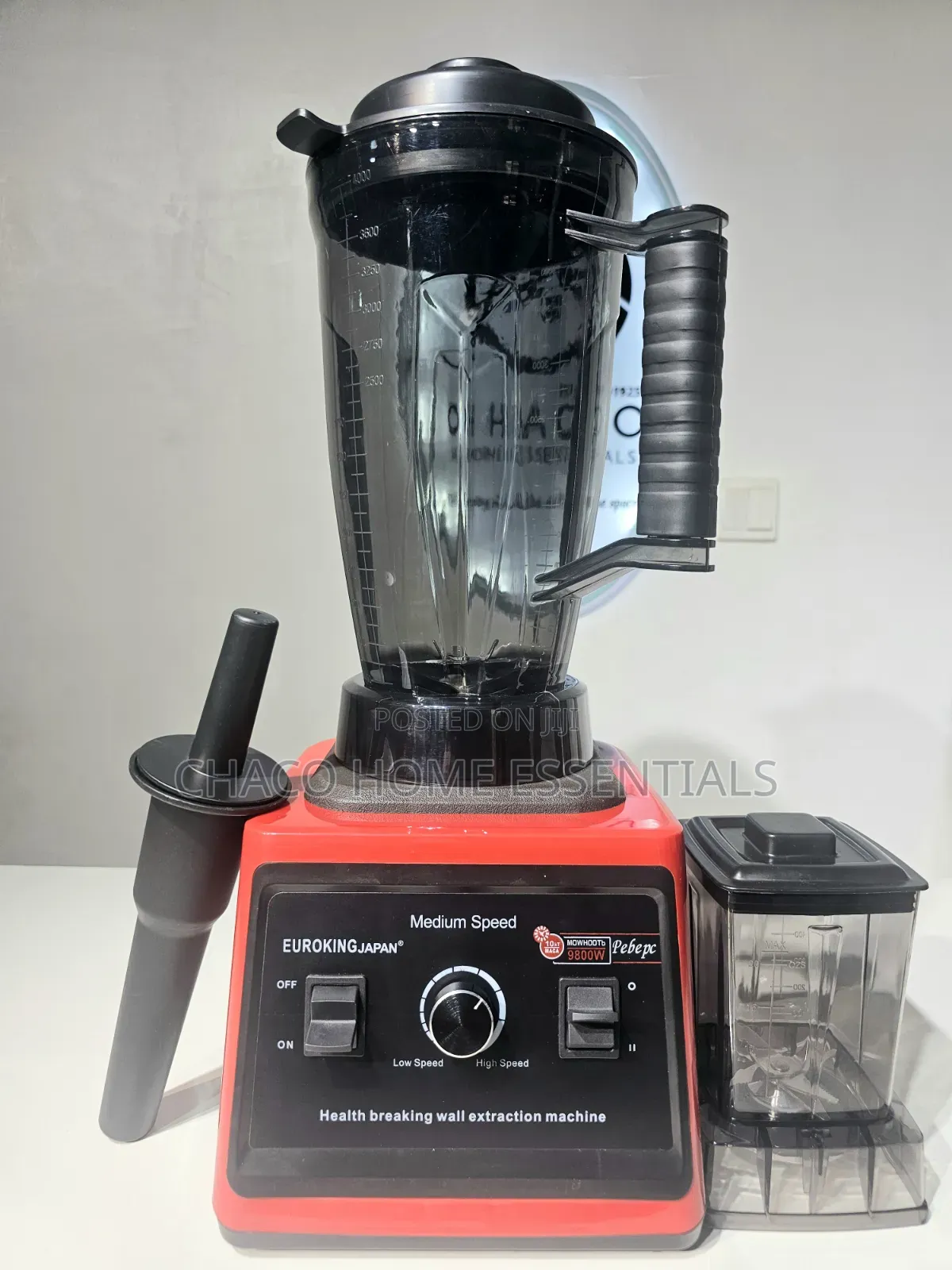 Euroking Japan 2-in-1 Industrial Blender and Crusher - 4.0L
