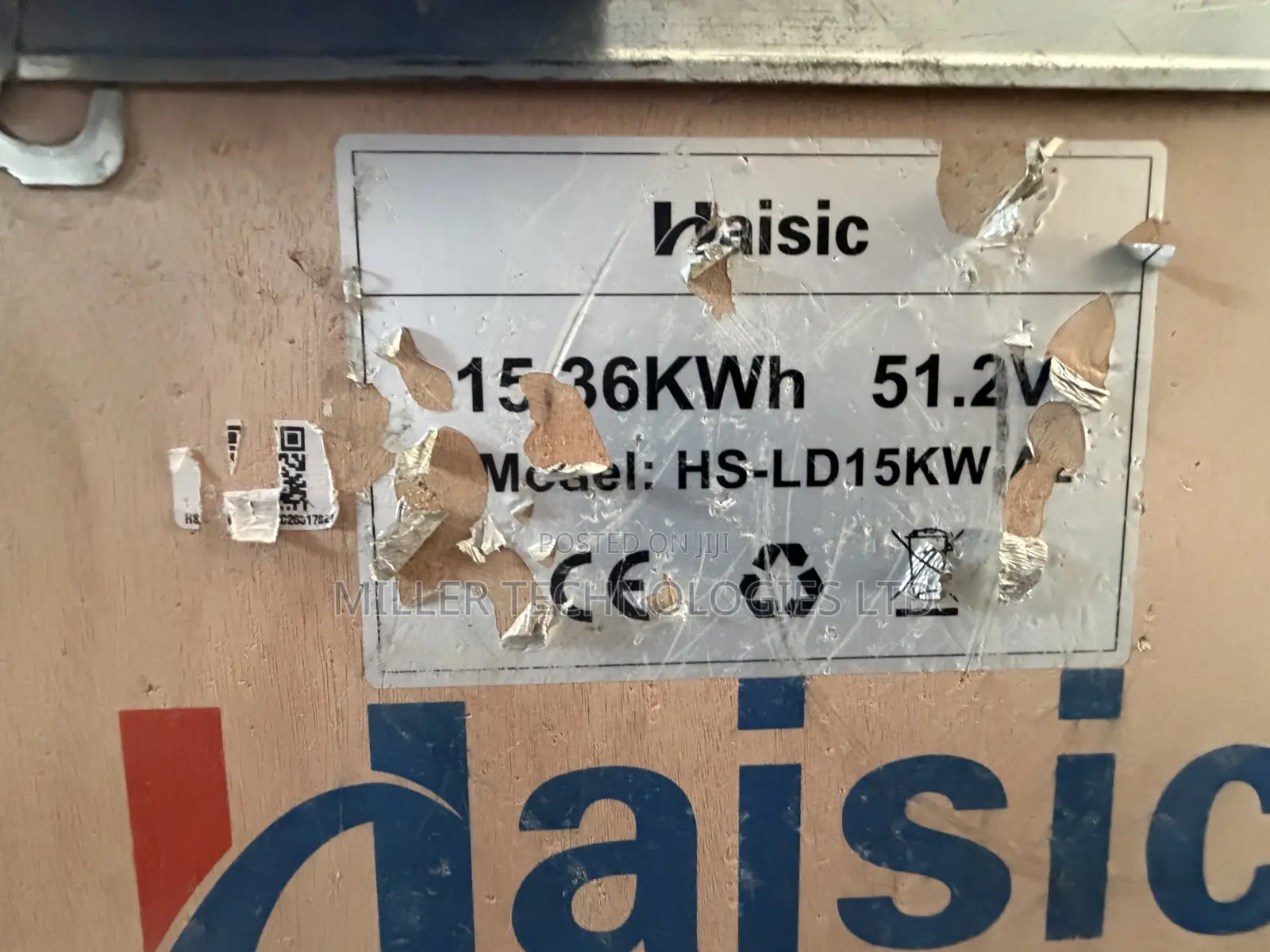 Haisic 15kWh Rechargeable Lithium Battery
