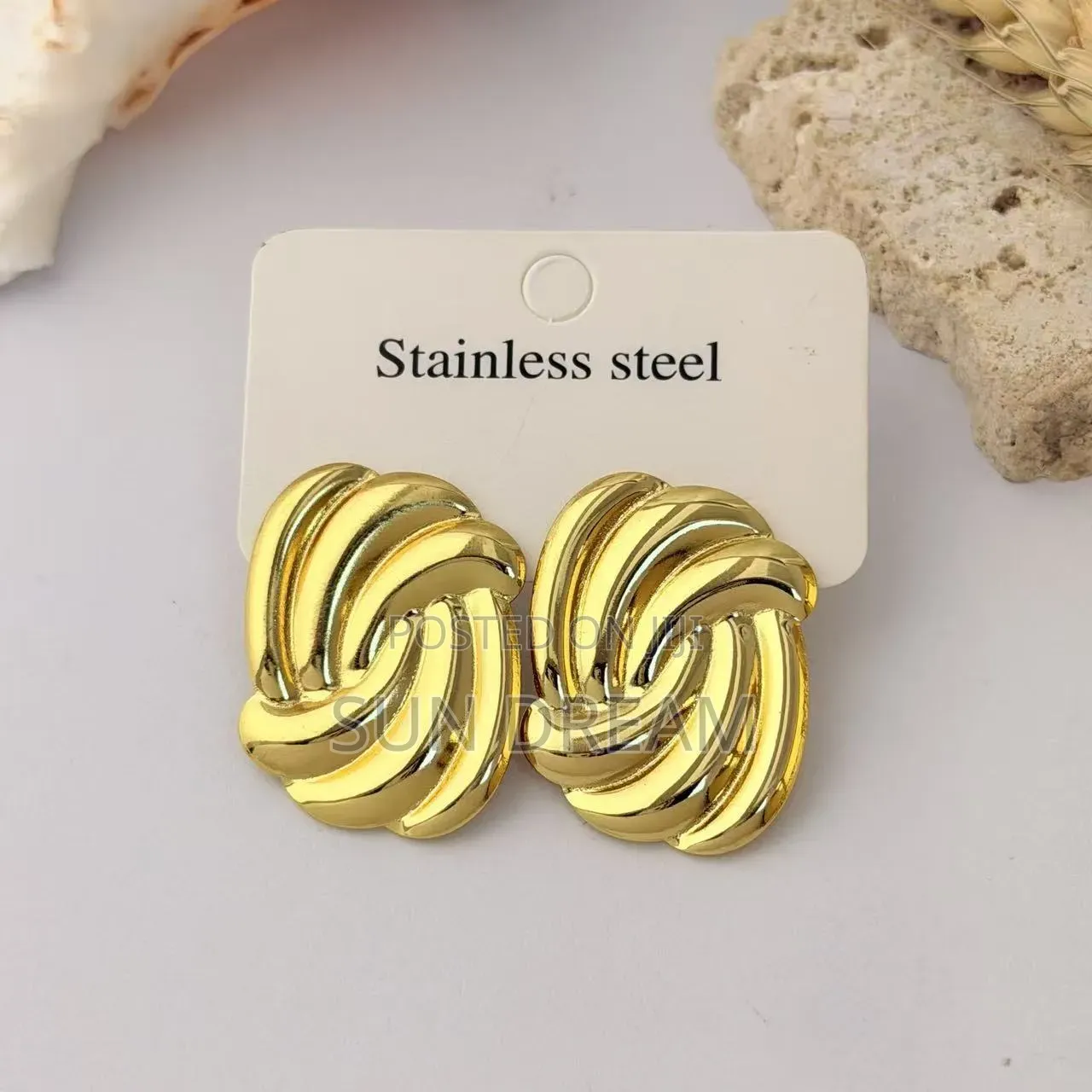 Golden Twist Sud Woman's Jewelry Accessories