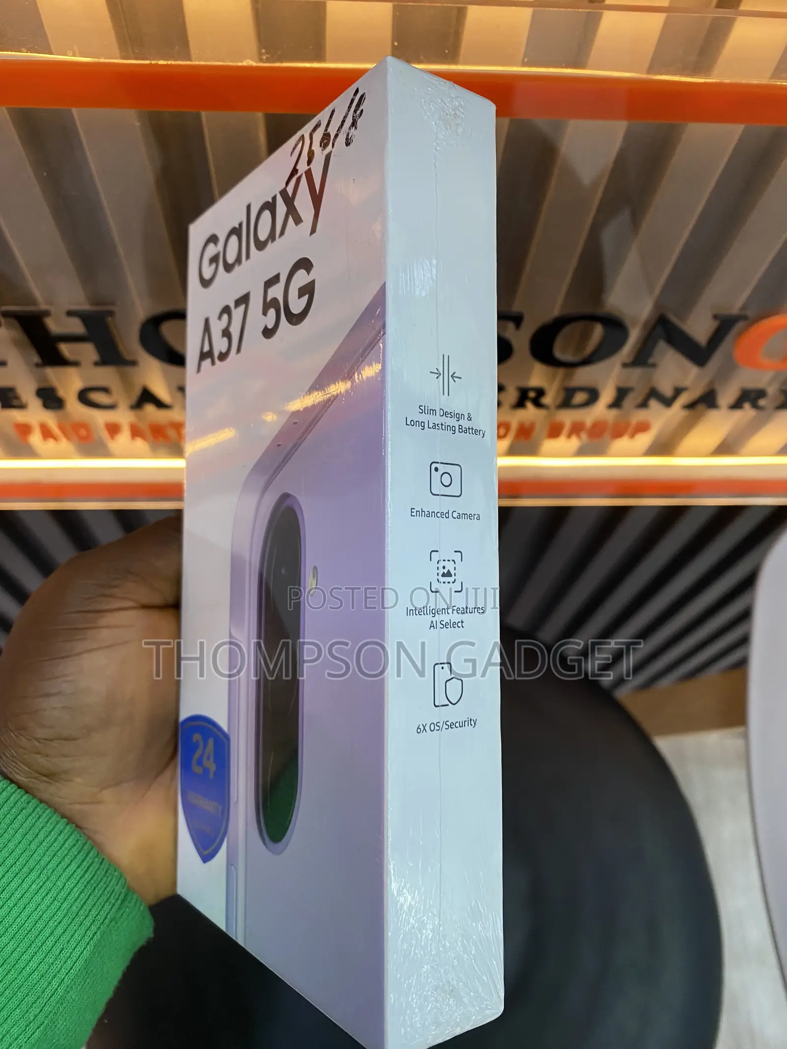 New Samsung Galaxy A37 256 GB Purple