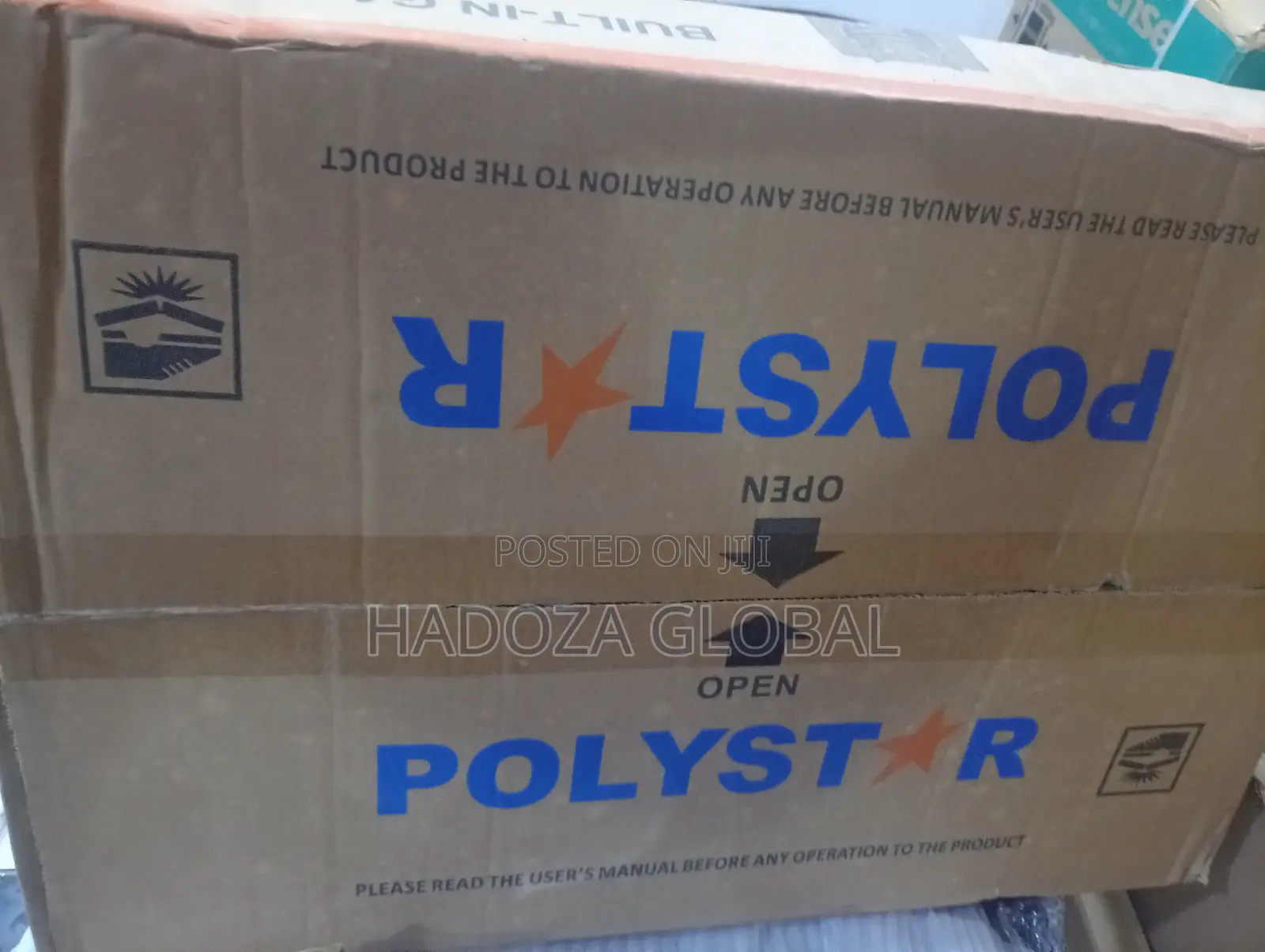 Polystar Twin Burner Gas Cooker – Durable Metal Body