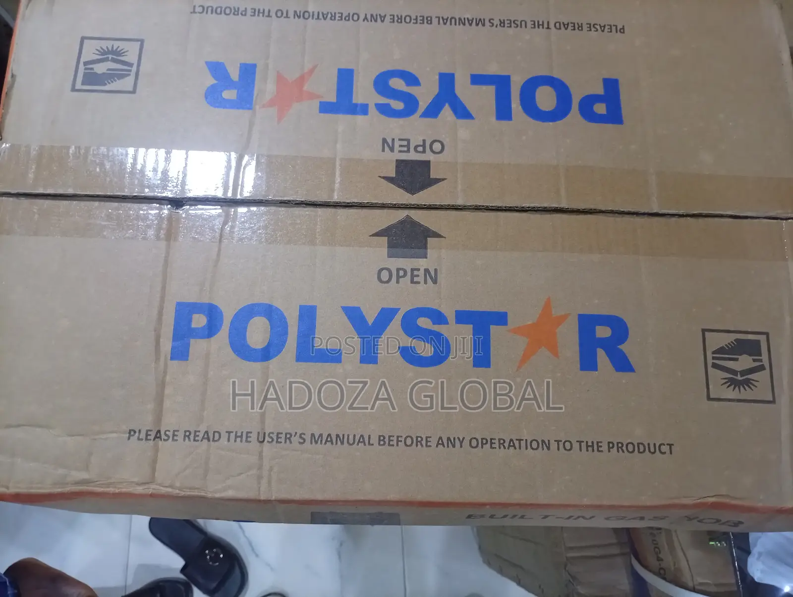 Polystar Table Top Gas Cooker With Dual Burners