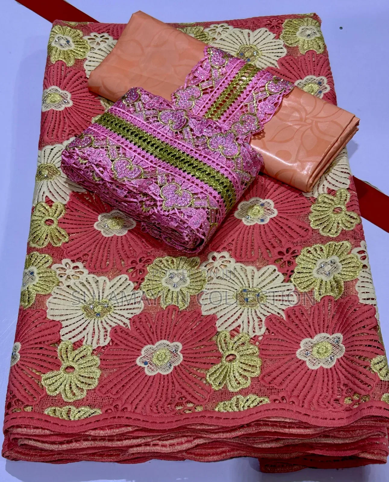 Combination of Quality Shada and Lace.