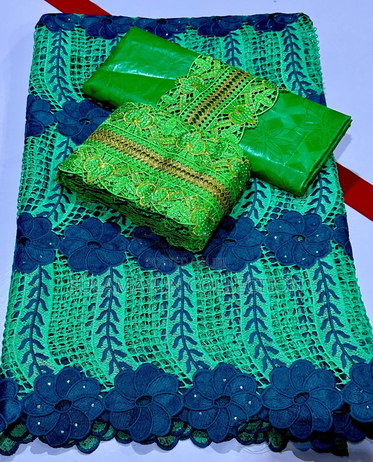 Combination of Quality Shada and Lace.