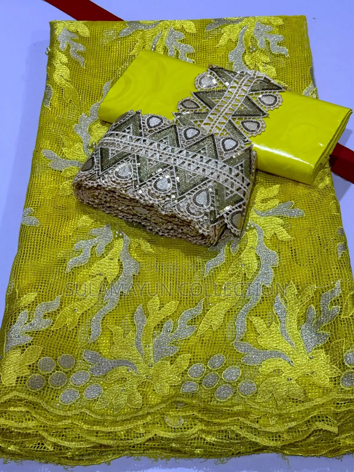 Combination of Quality Shada and Lace.