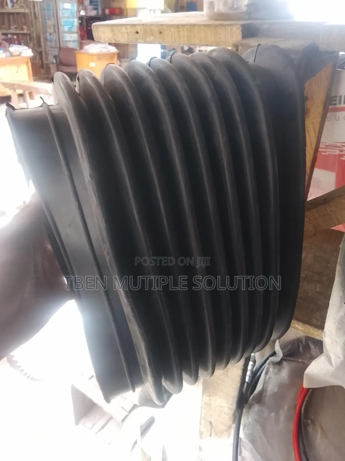 Black Rubber Air Intake Bellows