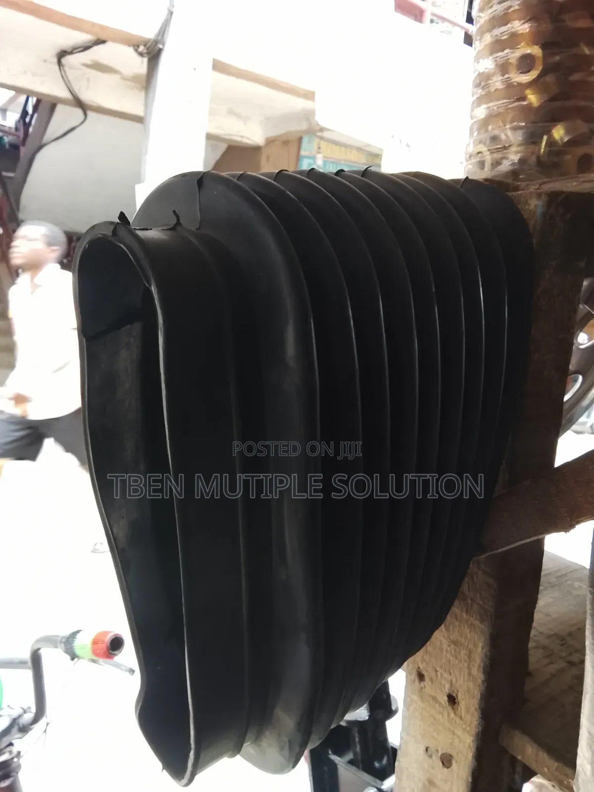 Black Rubber Air Intake Bellows