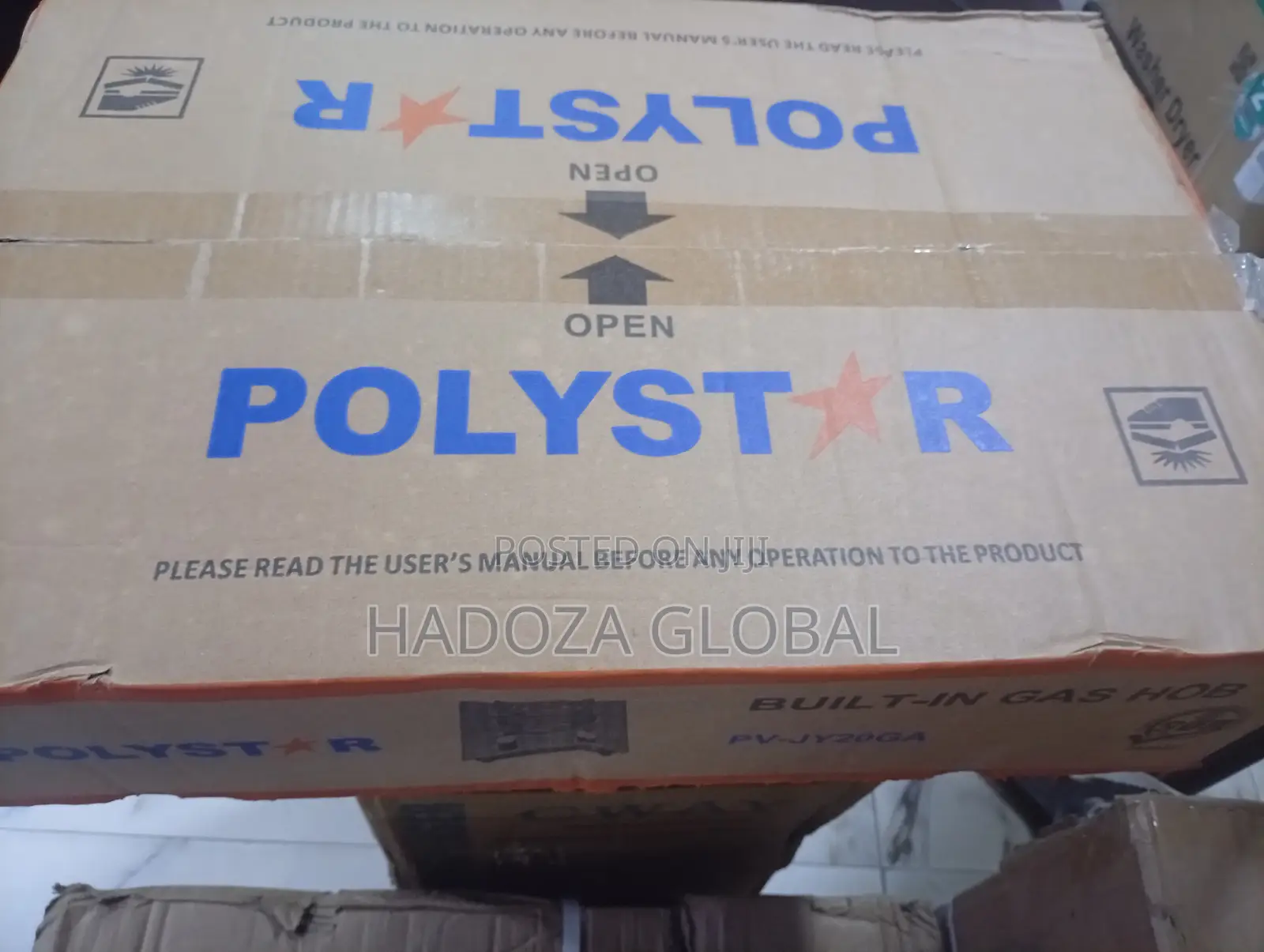 Polystar Cooking Gas Stove – Double Burner Table Top