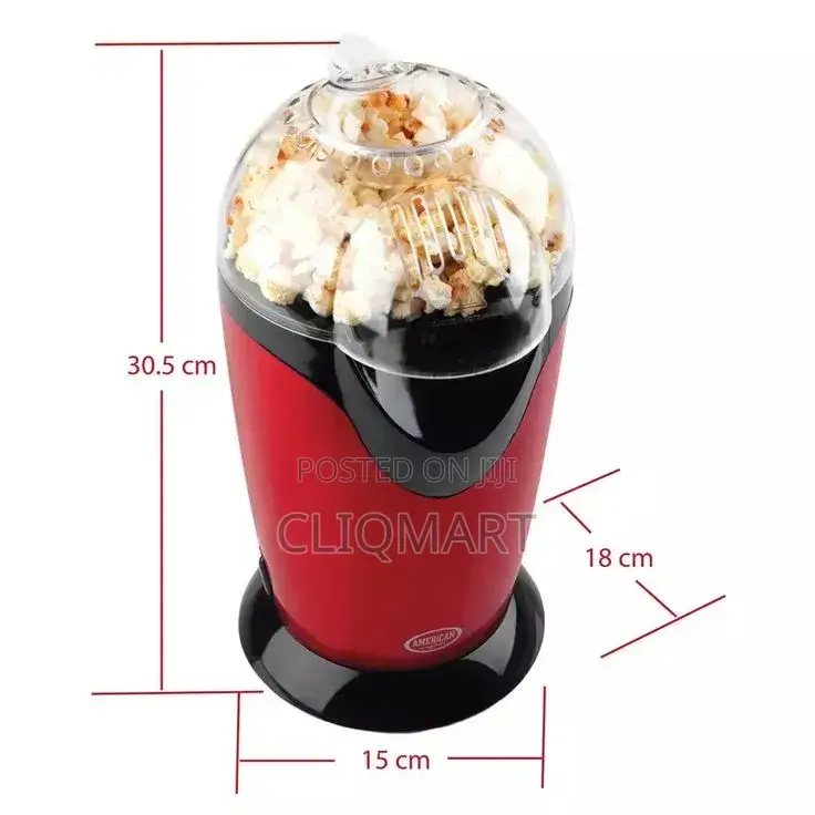 RAF Electric Popcorn Machine - Hot Air Popcorn Maker Home Popper