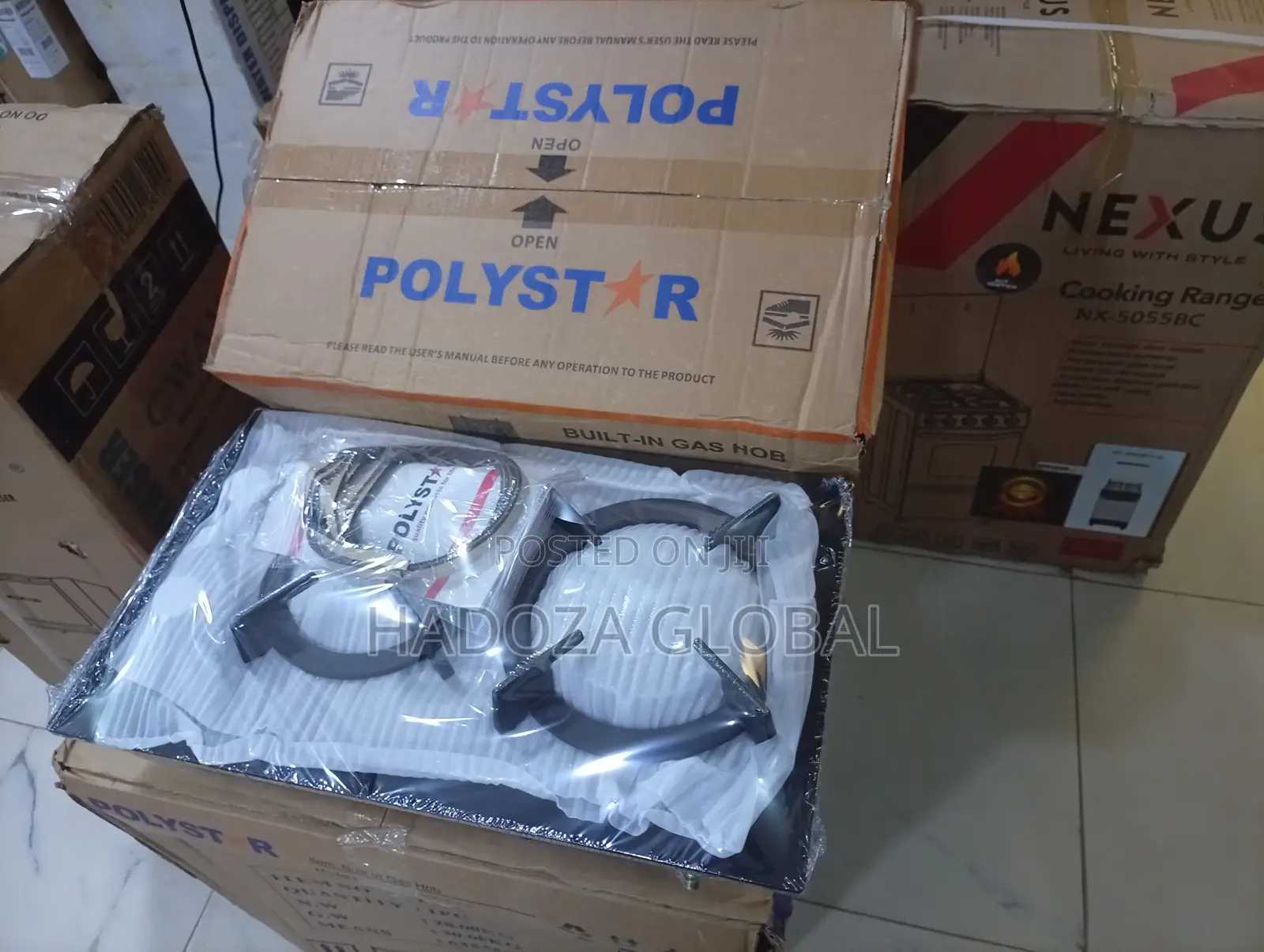 Polystar Gas Cooker – Durable Double Burner Stove