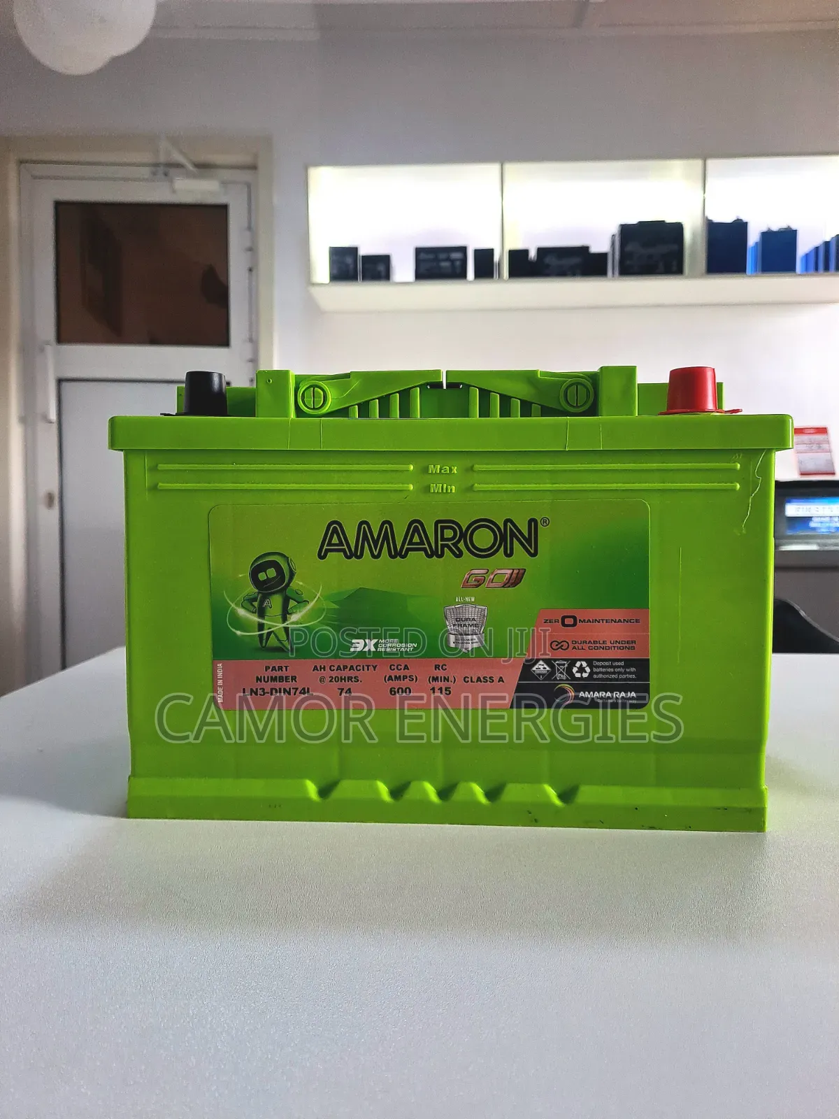Original Amaron GO 75Ah | 36-Month Warranty | Test Before Pay