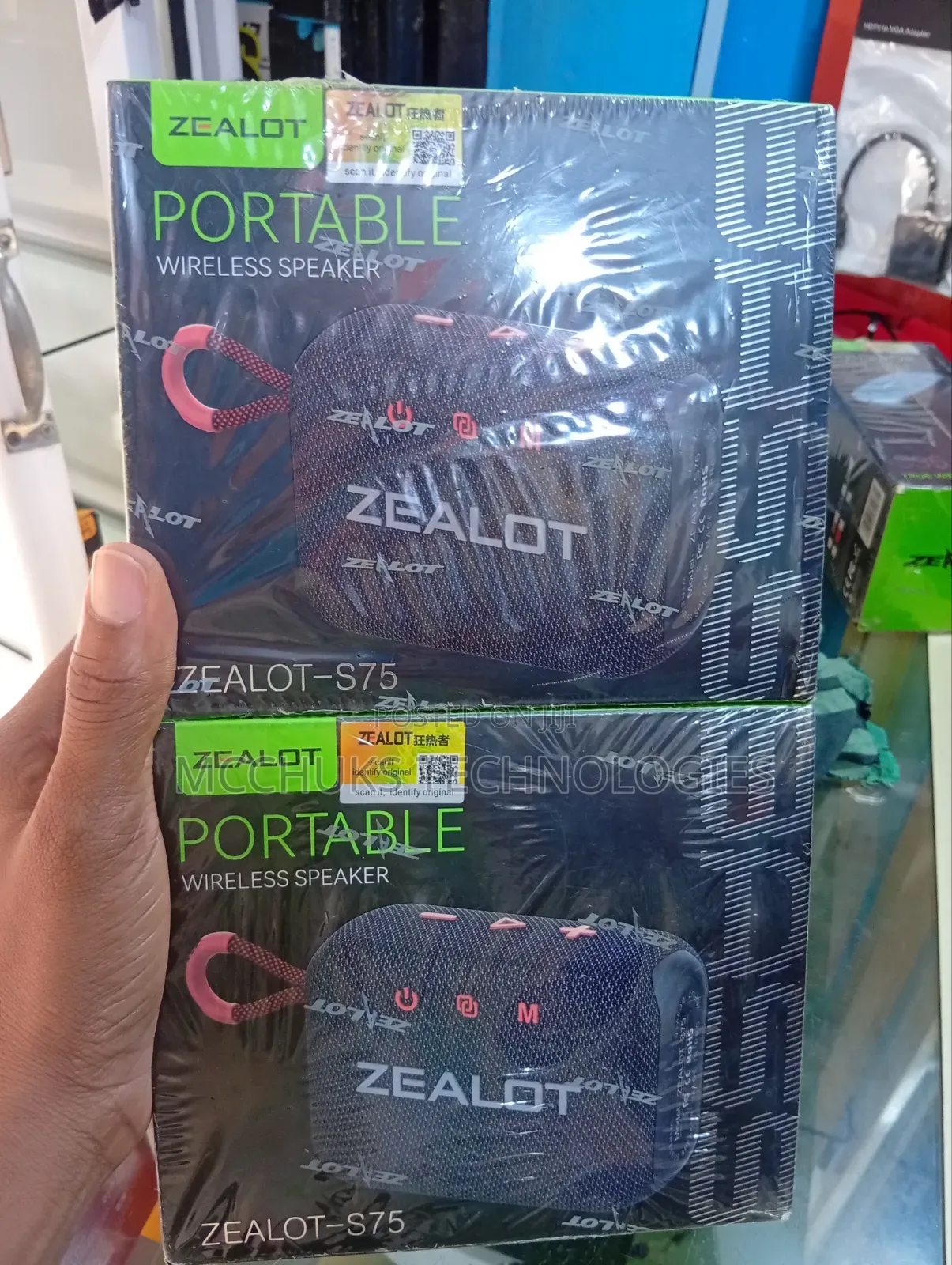 Zealot Portable Wireless Speaker S75
