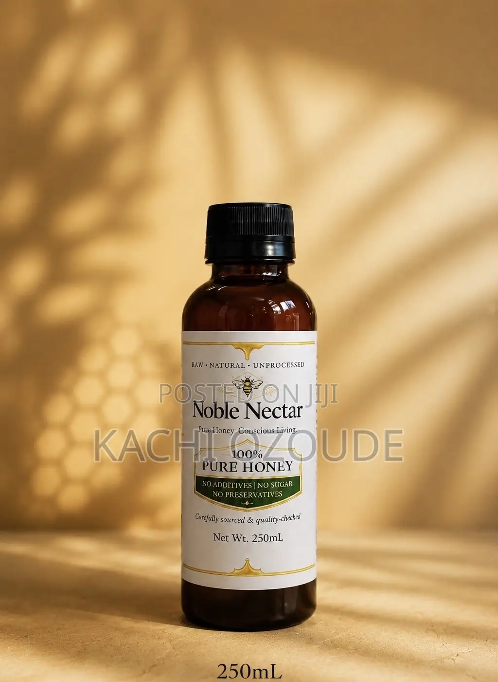 100% Pure, Raw Natural Honey 250mL | Noble Nectar