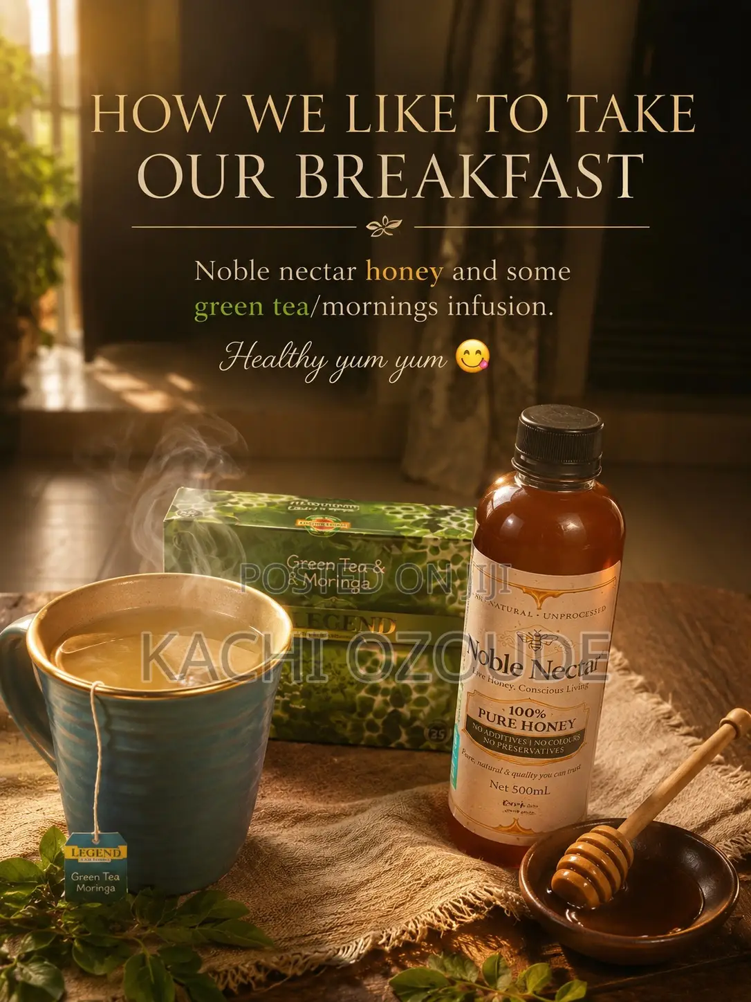 100% Pure, Raw Natural Honey 250mL | Noble Nectar