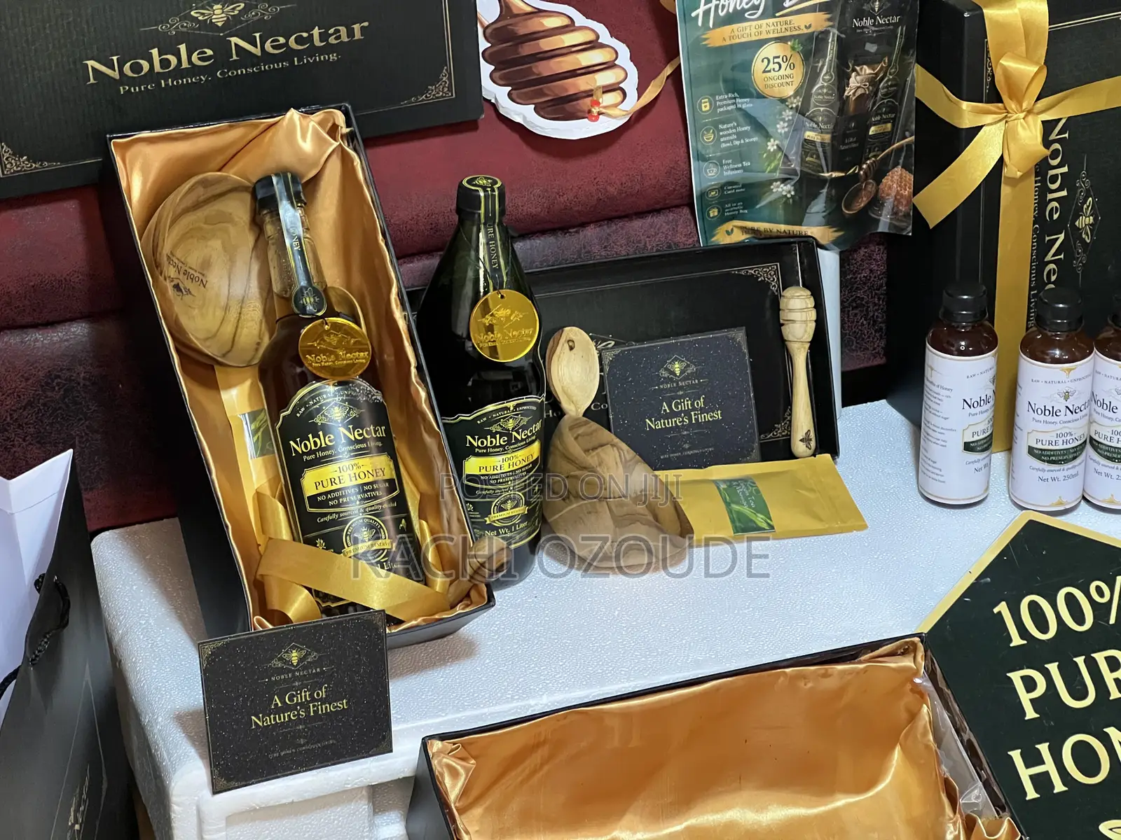 100% Pure Raw, Natural Honey Box | Noble Nectar Honey Kit