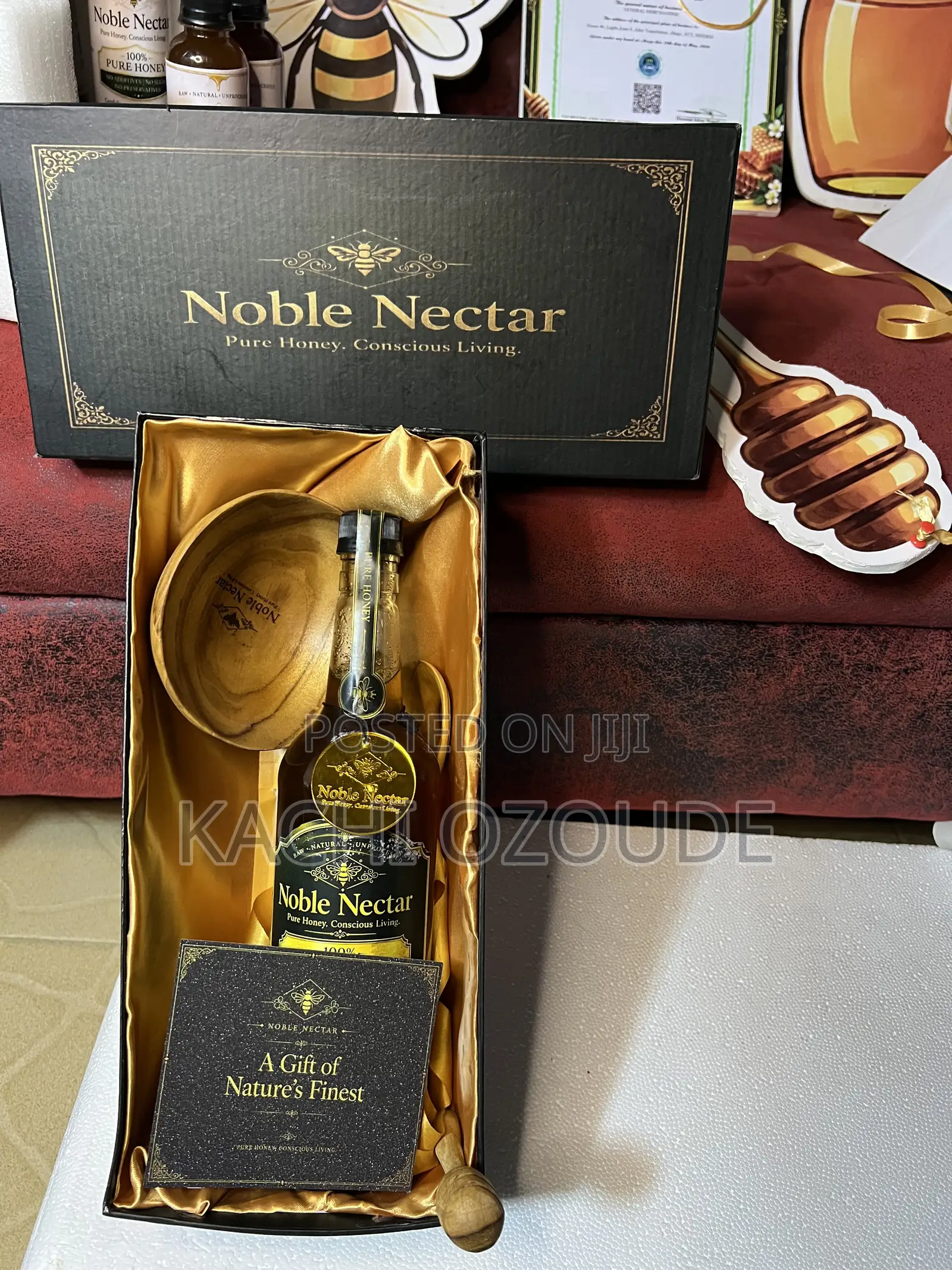 100% Pure Raw, Natural Honey Box | Noble Nectar Honey Kit