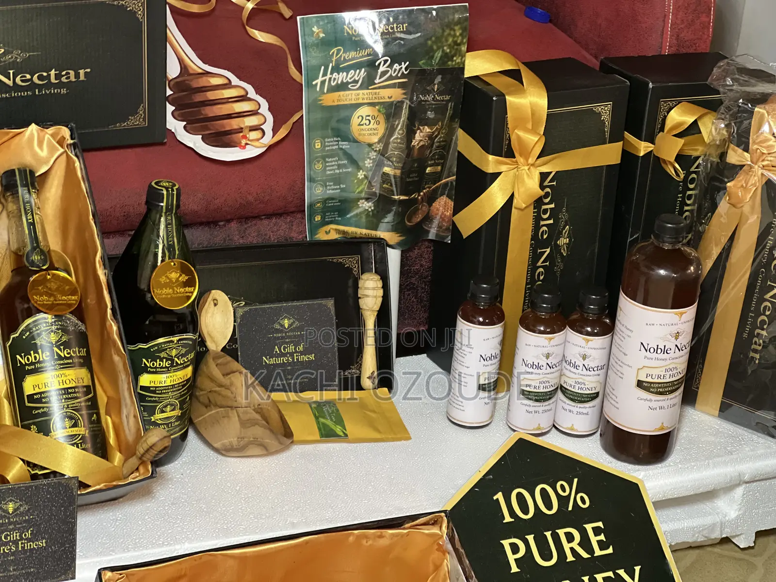 100% Pure Raw, Natural Honey Box | Noble Nectar Honey Kit