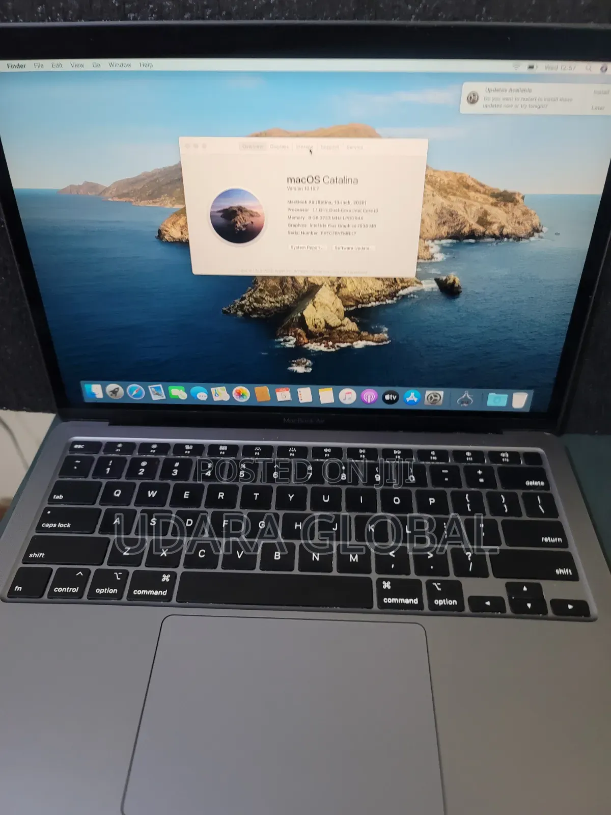 Laptop Apple MacBook Air 2020 8GB Intel Core i3 SSD 256GB