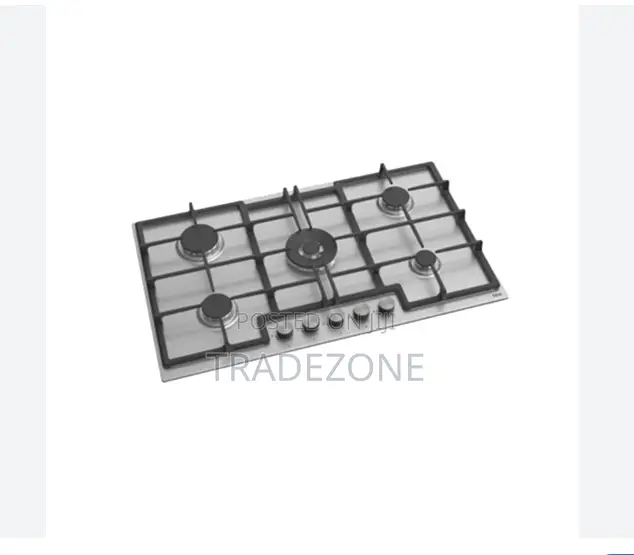 Maxi Tabletop Gas Cooker 5 Burners (ED041) Stainless Steel