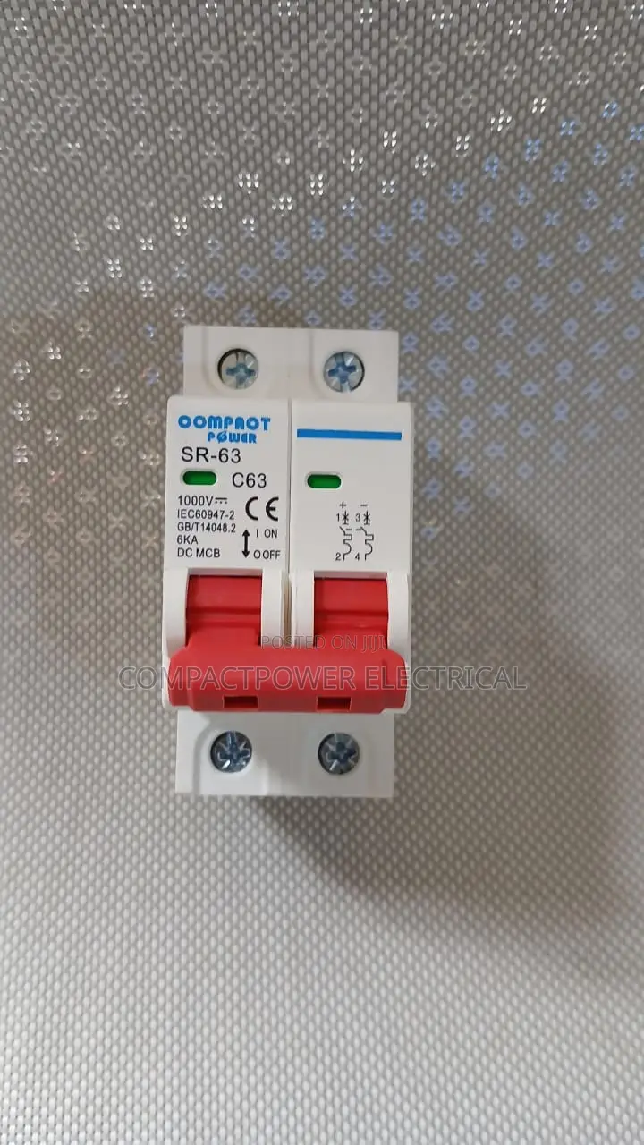 63A 1000v 2pole DC Solar Panel PVBreaker