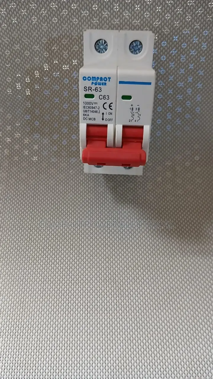 63A 1000v 2pole DC Solar Panel PVBreaker