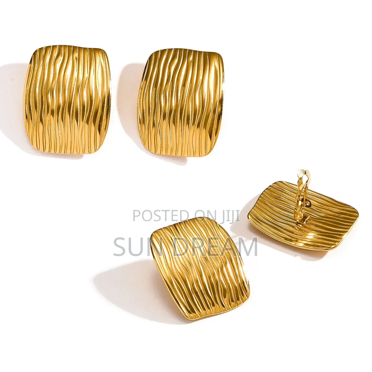 Beautiful Stud Women's Gold Earrings Gift Accessories